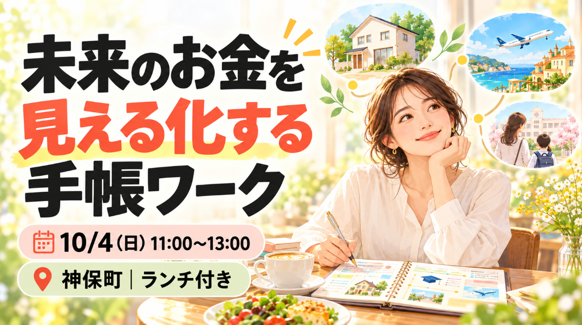 未来のお金を見える化する手帳ワーク